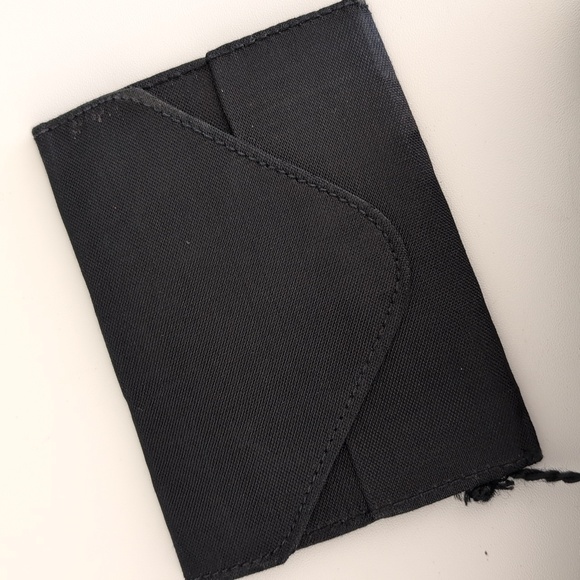 Vintage 40s‎ Genuine Cordes Oversize Black Art Deco Clutch with Lucite Zip Pull